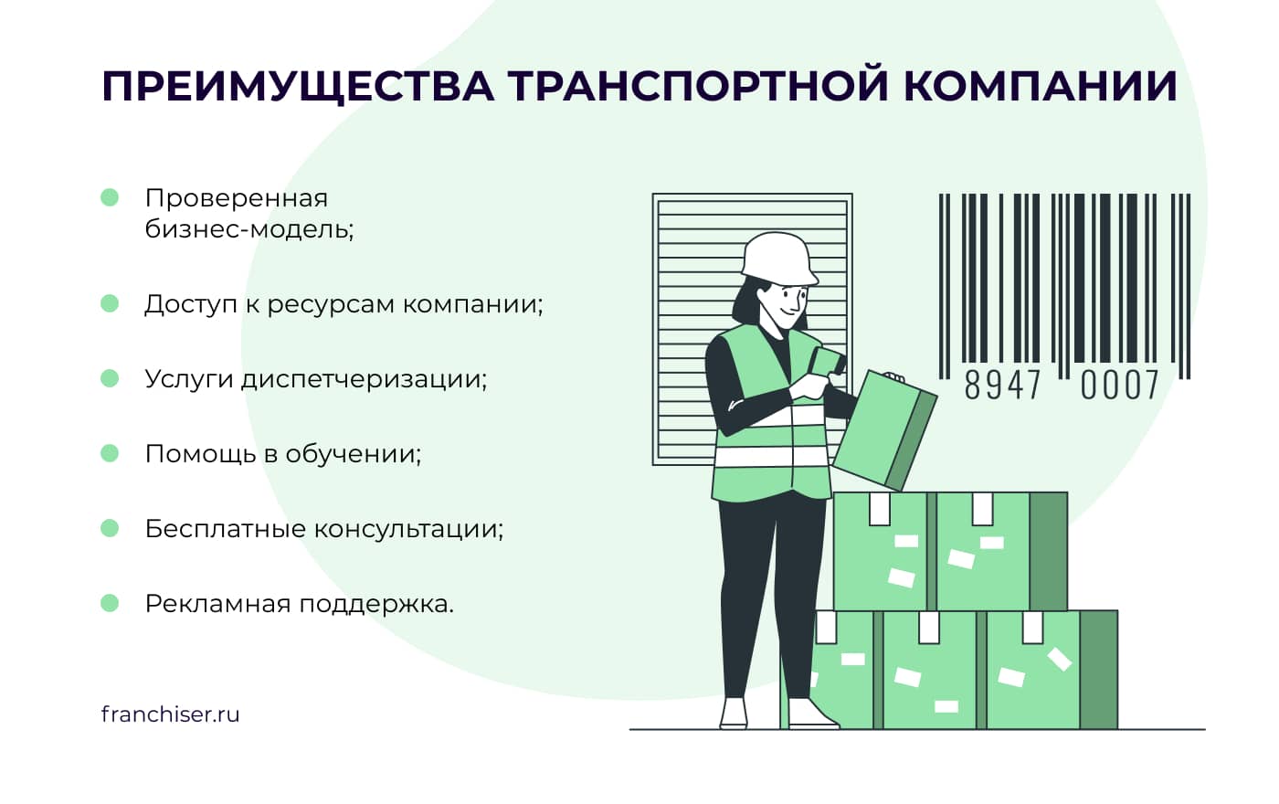 Франшизы по грузоперевозкам и логистике в России: ПЭК и Деловые линии